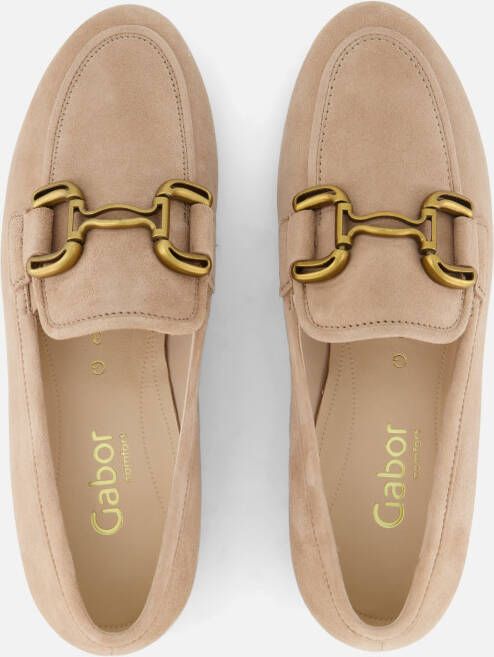 Gabor Instappers beige Suede