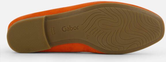 Gabor Instappers oranje Suede