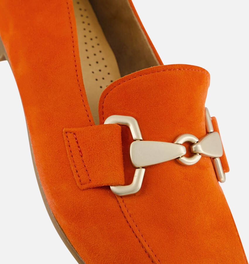 Gabor Instappers oranje Suede