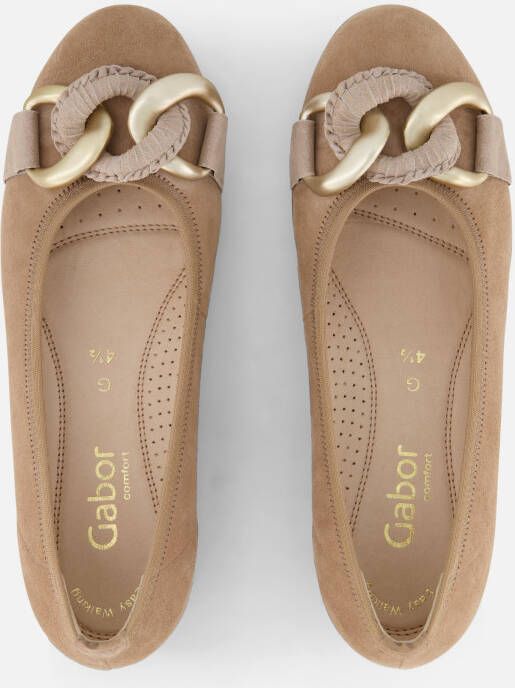Gabor Instappers taupe Suede