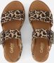 Gabor Leopard Sandalen beige Suede Dames - Thumbnail 4