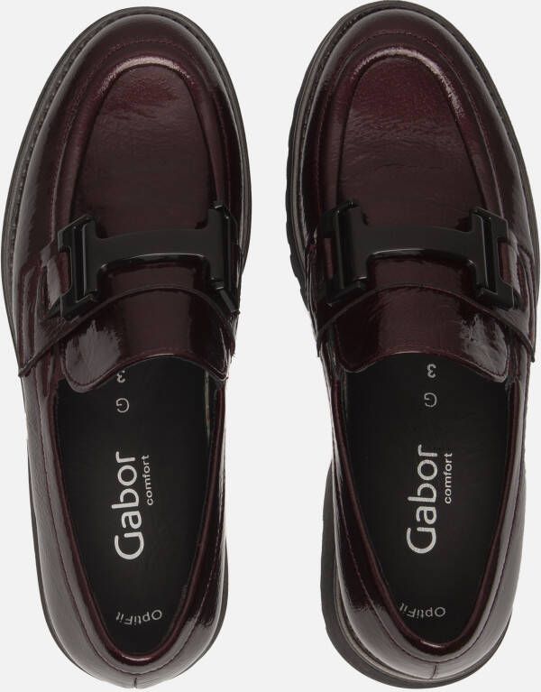 Gabor Loafers rood Lak