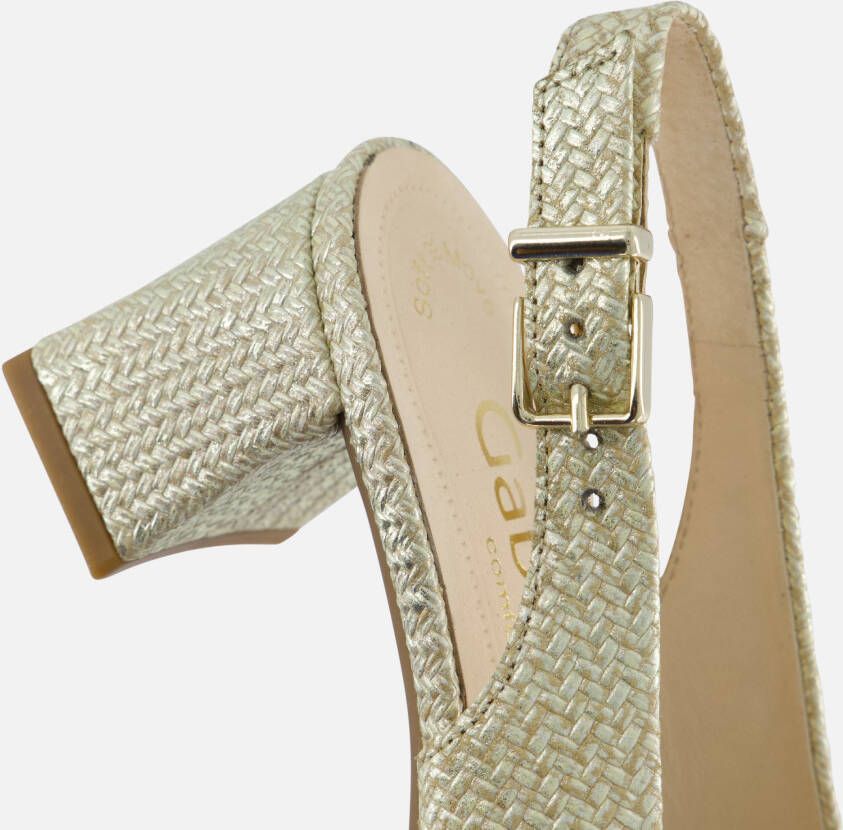 Gabor Slingback Pumps beige Suede
