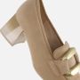 Gabor Elegante Gesloten Formele Zakelijke Schoenen Beige Dames - Thumbnail 9