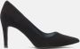 Gabor Zwarte Velours Klassieke Trotteur Schoenen Black Dames - Thumbnail 7