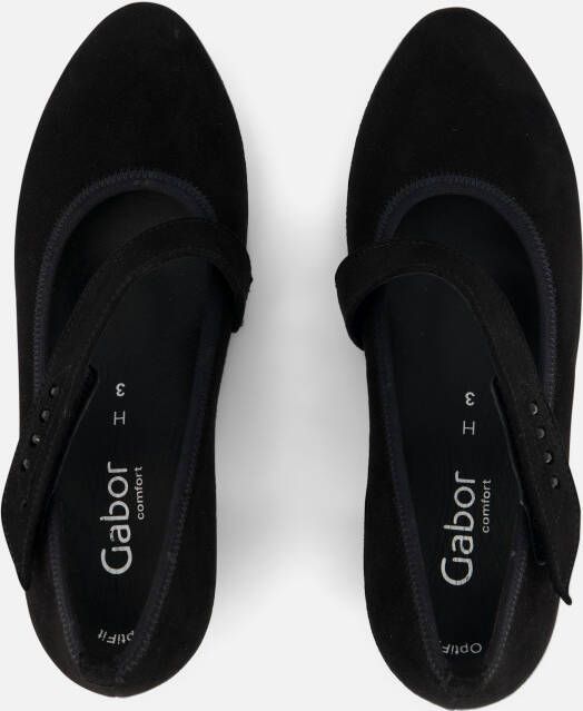 Gabor Pumps zwart Suede