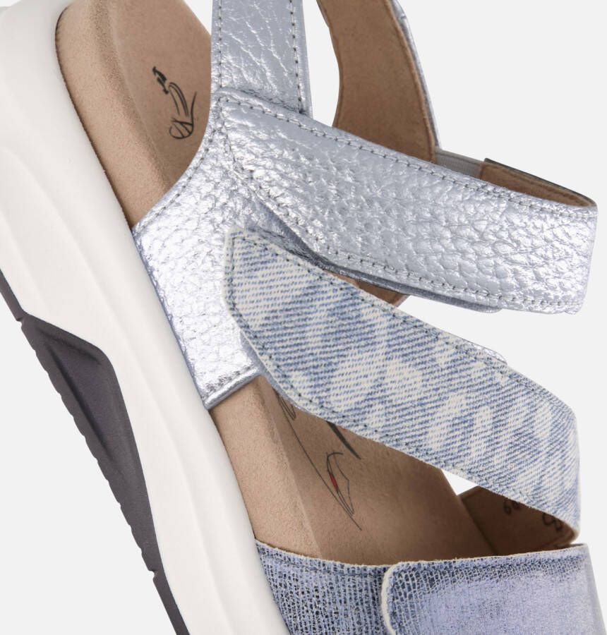 Gabor Rollingsoft Sandalen blauw Synthetisch