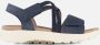 Gabor Rollingsoft Sandalen blauw Synthetisch Dames - Thumbnail 7
