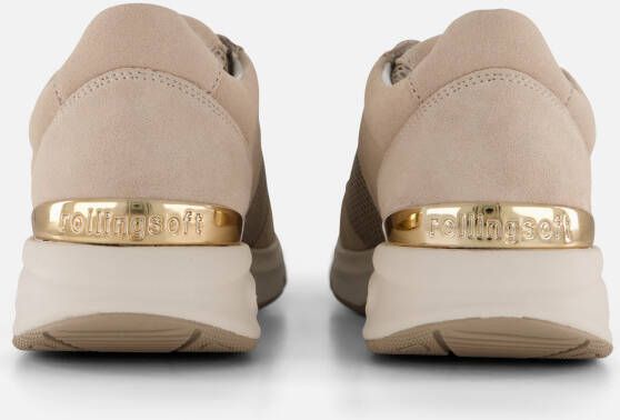 Gabor Rollingsoft Sneakers beige Imitatieleer