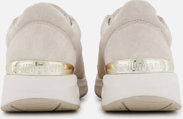 Gabor Rollingsoft Sneakers beige Textiel