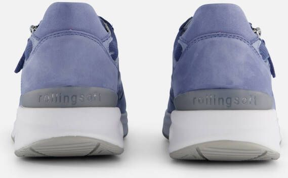 Gabor Rollingsoft Sneakers blauw Leer