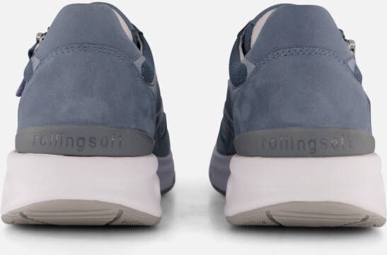Gabor Rollingsoft Sneakers blauw Leer
