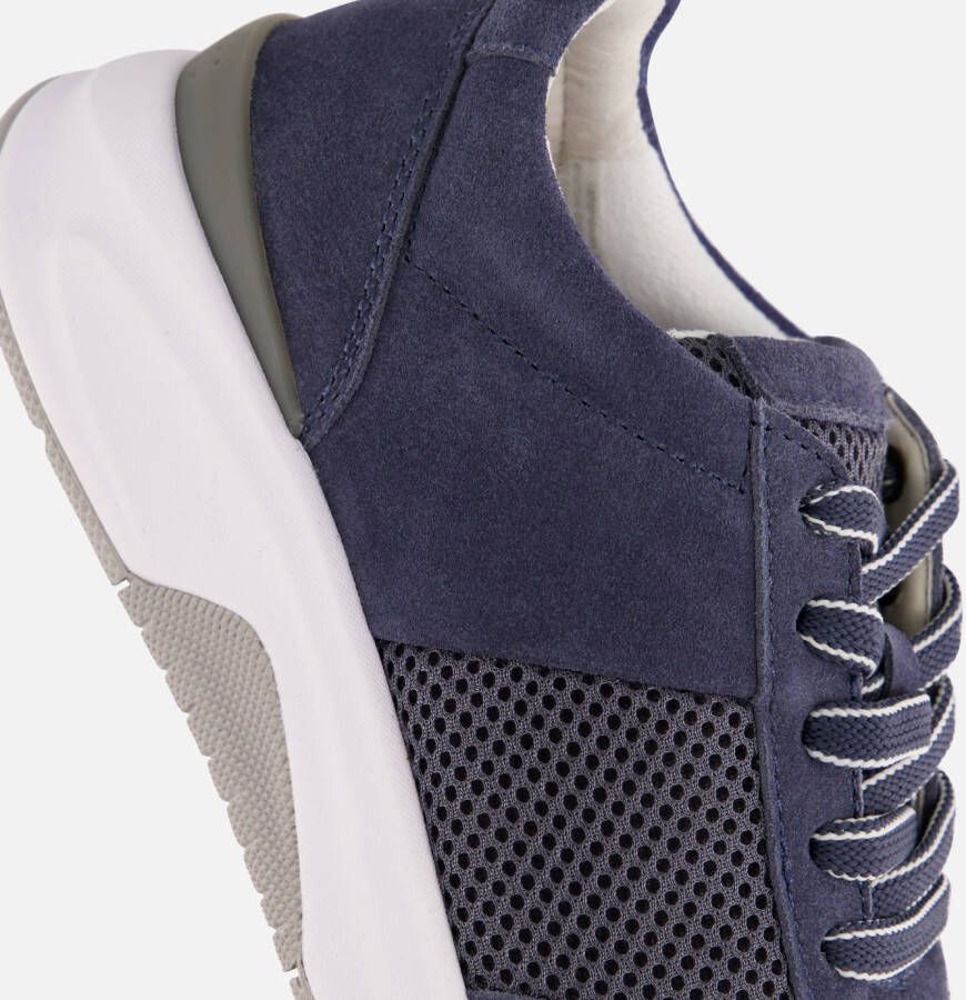 Gabor Rollingsoft Sneakers blauw Leer