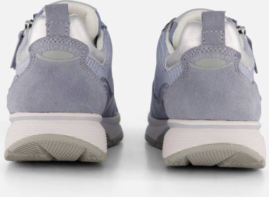 Gabor Rollingsoft Sneakers blauw Nubuck
