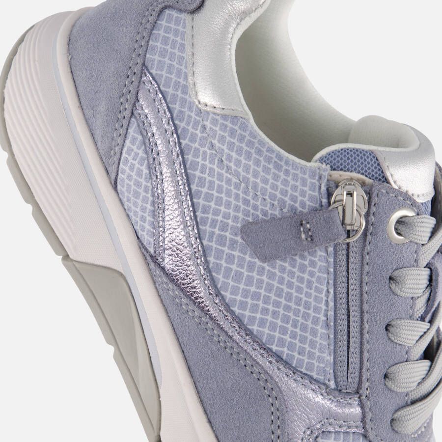 Gabor Rollingsoft Sneakers blauw Nubuck