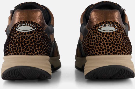 Gabor Rollingsoft Sneakers bruin Suede