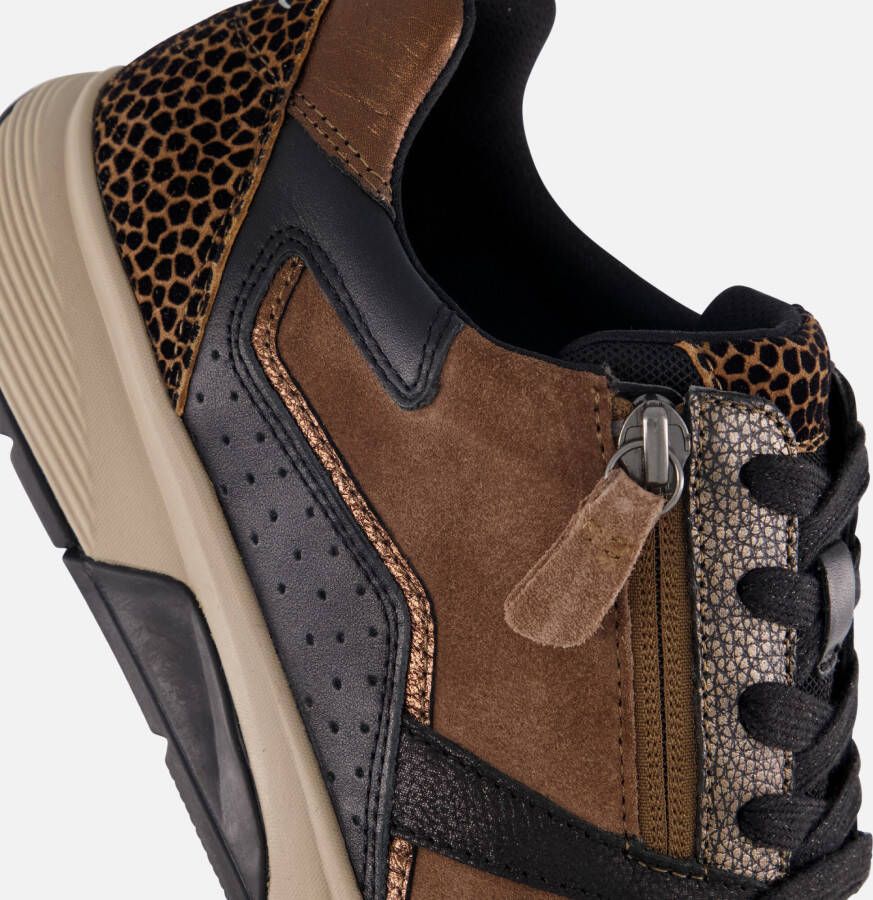 Gabor Rollingsoft Sneakers bruin Suede