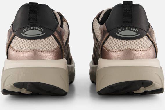 Gabor Rollingsoft Sneakers grijs Textiel