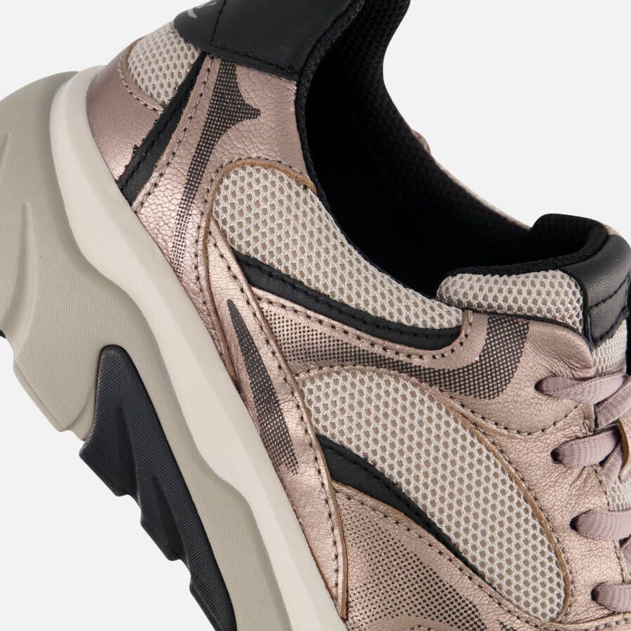 Gabor Rollingsoft Sneakers grijs Textiel