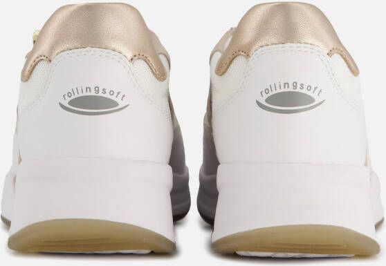 Gabor Rollingsoft Sneakers wit Leer