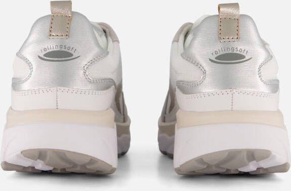 Gabor Rollingsoft Sneakers wit Leer