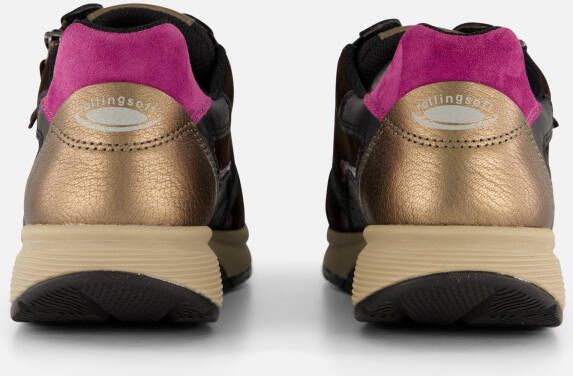 Gabor Rollingsoft Sneakers zwart Suede