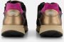 Gabor Rollingsoft Sneakers zwart Suede Dames - Thumbnail 3
