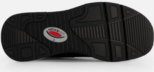 Gabor Rollingsoft Sneakers zwart Suede