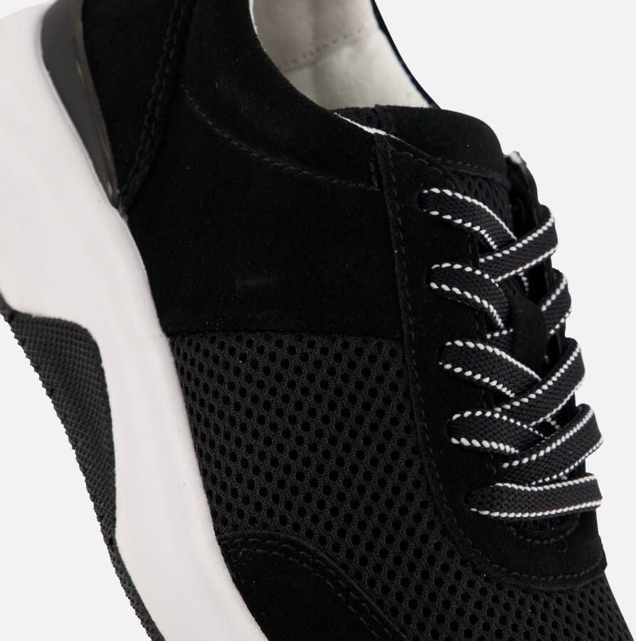 Gabor Rollingsoft Sneakers zwart Suede