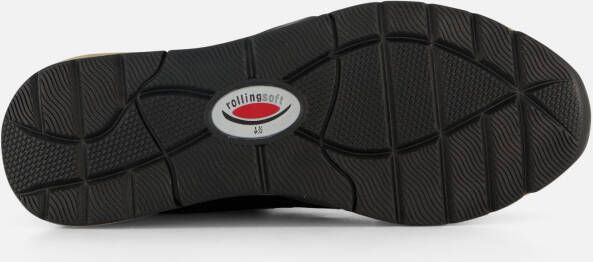 Gabor Rollingsoft Sneakers zwart Suede