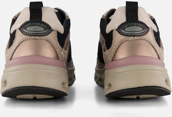 Gabor Rollingsoft Sneakers zwart Textiel