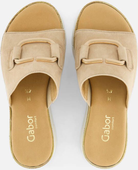 Gabor Sandalen beige Suede