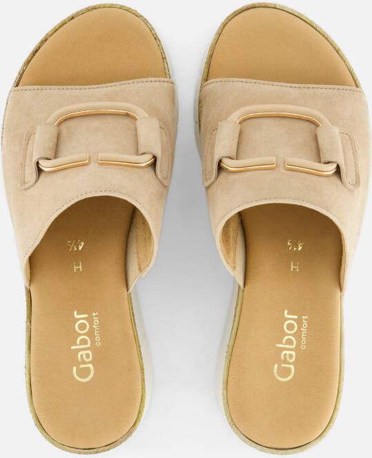 Gabor Sandalen beige Suede