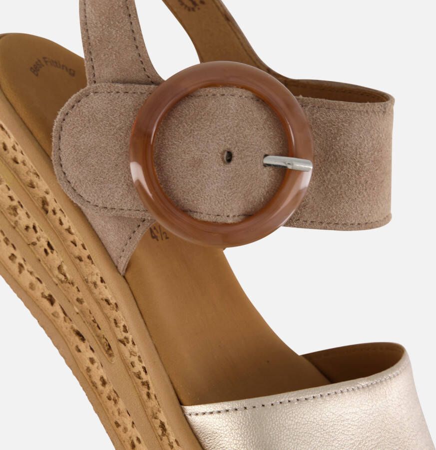 Gabor Sandalen beige Suede