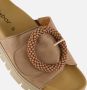 Gabor Slippers plateau zomerschoen slippers met sierparels aan de decoratieve gesp - Thumbnail 17