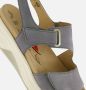 Gabor Sandalen blauw Nubuck Dames - Thumbnail 6