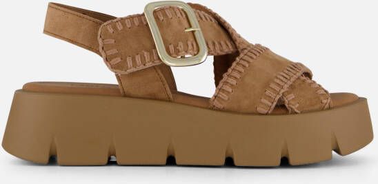 Gabor Sandalen cognac Leer