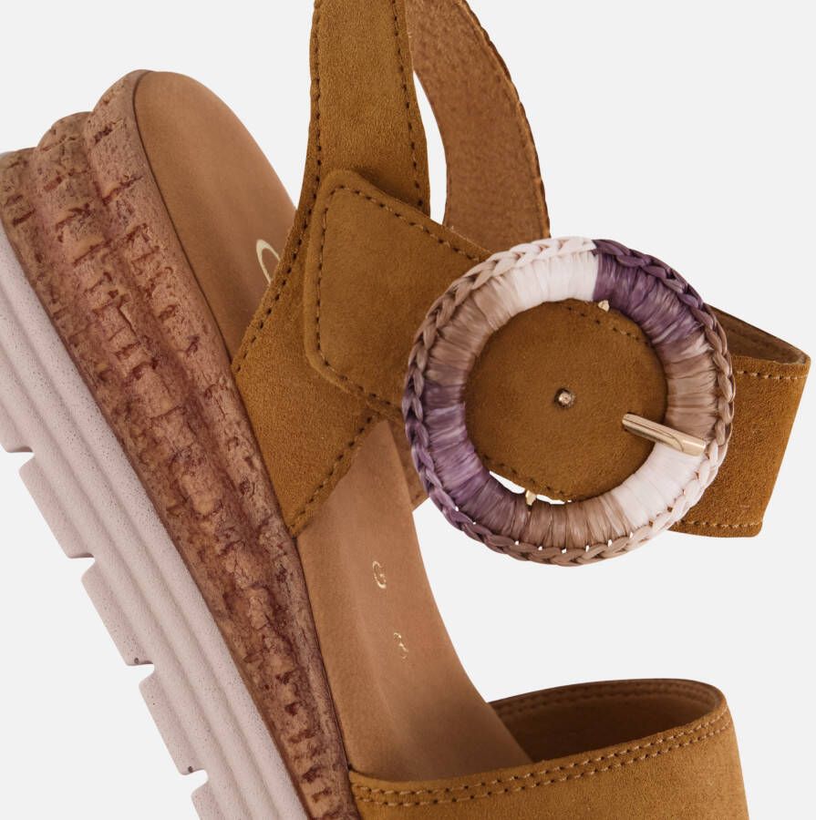 Gabor Sandalen cognac Suede