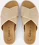 Gabor Sandalen goud Textiel Dames - Thumbnail 4