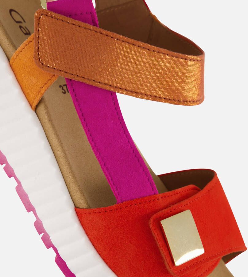Gabor Sandalen rood Suede