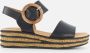 Gabor Zwarte Sandalen 550.2 Dames Black Dames - Thumbnail 9