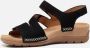 Gabor Sandalen zwart Nubuck Dames - Thumbnail 12