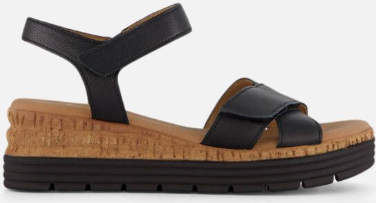 Gabor Sandalen zwart Suede