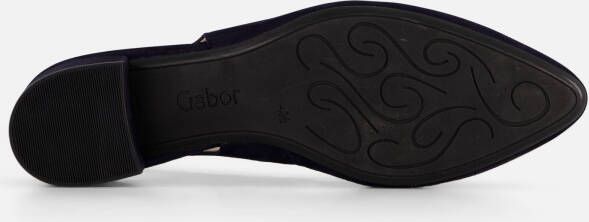 Gabor Slingback Pumps blauw Suede