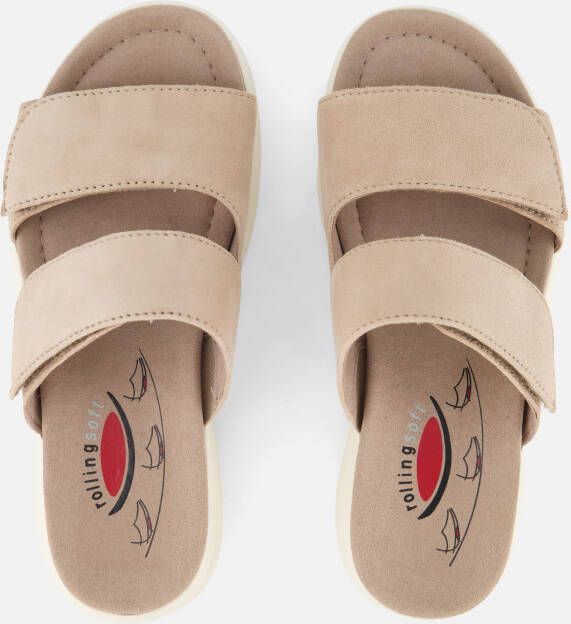 Gabor Slippers beige Suede