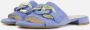 Gabor Slippers blauw Suede Dames - Thumbnail 3