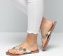Gabor Slippers blauw Suede Dames - Thumbnail 6