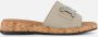 Gabor Slippers grijs Textiel - Thumbnail 5