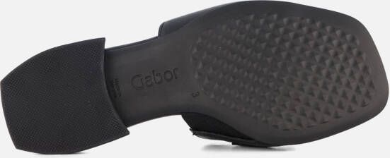 Gabor Slippers zwart Textiel