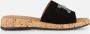 Gabor Slippers zwart Textiel - Thumbnail 5